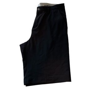 Adidas Climalite Black Golf Shorts Flat Front Men's 33” Waist